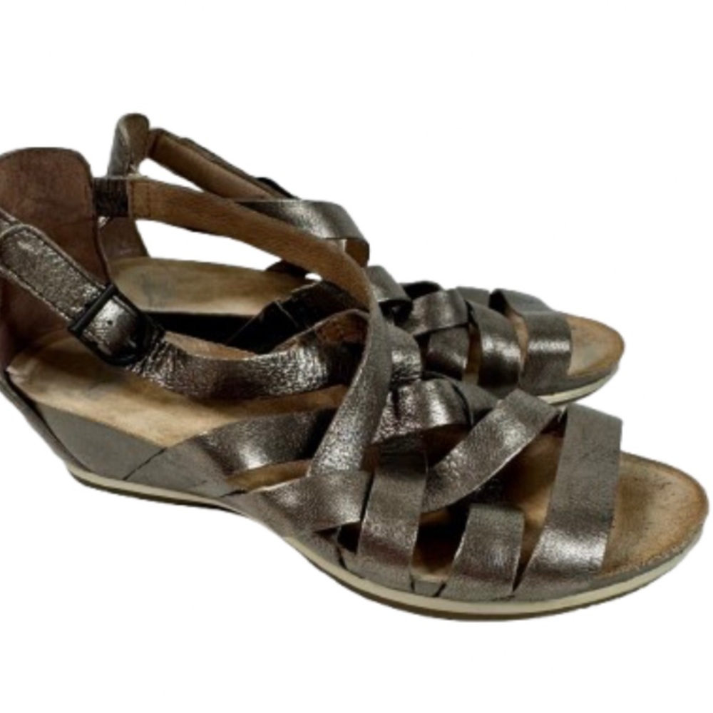 Dansko Women's Metallic Strappy Sandals